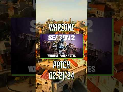 Surprise Warzone Season 2 Patch #callofduty #callofdutywarzone #cod #codwarzone #warzone