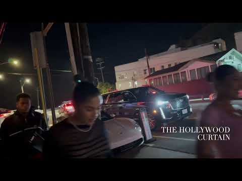 Pro boxer Devin Haney and Leena Sayed step out for dinner in Santa Monica, CA!