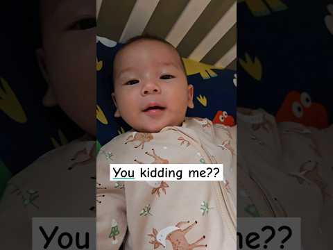 Who said that you are allowed to be...?? #cutebaby #babysmile #funnybaby #캐나다 #육아일기 #해외육아 #cutevideo