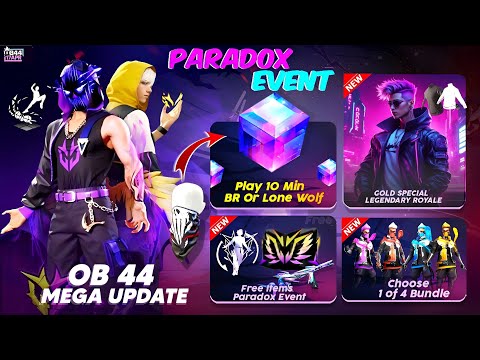 New Paradox Evo Bundle Event All Free Rewards Free Fire 🤩🥳|  FF New Event | Free Fire New Event