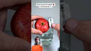 Apple 🍎 #experiment #challenge #satisfying #lifehack #bahuvssaas #comedy #saasvsbahu #funny