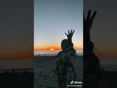 Pressley hosbach Pretty TikTok at the beach, pretty sunset. NEWEST TIKTOK...