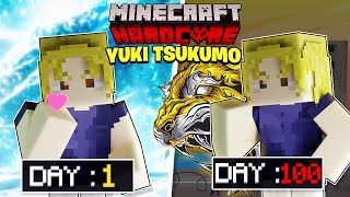 I Played Minecraft Jujutsu Kaisen As Yuki Tsukumo For 100 DAYS… This Is What Happened