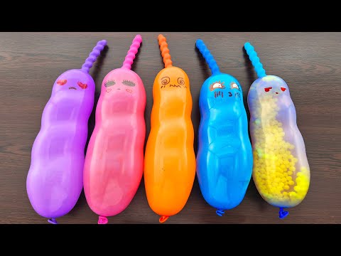 Making Floam Slime with Funny Balloons Satisfying video