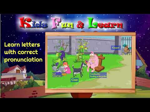 Alphabet learning word-G