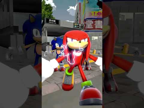 Knuckles Jealous of Sonic and Amy’s Love (Perfect Outlines)