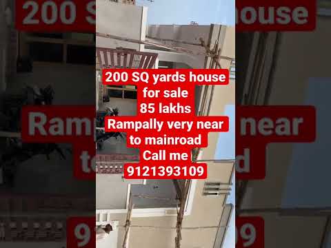 200 yards house for sale 85 lakhs rampally call me 9121393109