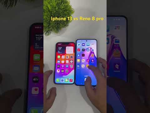 Iphone 13 vs Oppo Reno 8 pro /speed test #shorts