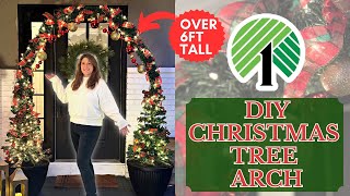 🎄 Jaw-Dropping 6ft Dollar Tree DIY Christmas Tree Arch 🎄