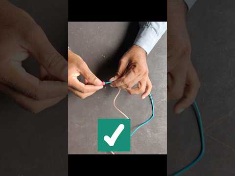 how to use wire nuts to connect wires #youtubeshorts #shorts