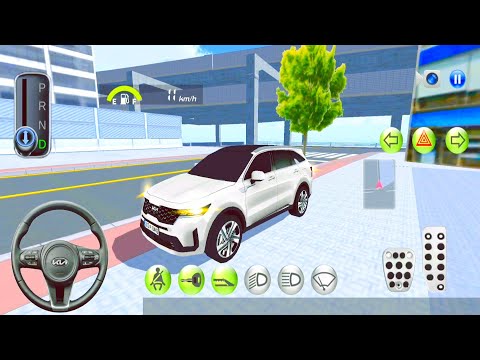 3D Car vs Bullet Train Statin #11 - 3D Car Driving Simulator - Android Gameplay