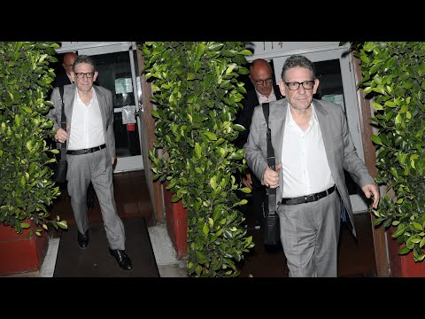 CEO of Universal Music Group Lucian Grainge Steps Out For Dinner At Giorgio Baldi in LA!