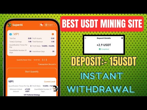 Best USDT Mining Site Today | 2024 Trx USDT Site | Best Order Graving Site Today ⛏️