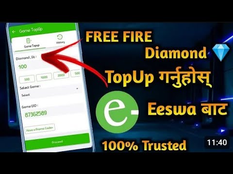 How To Top Up Free Fire Diamond With esewa In Nepal | Diamond top up with esewa