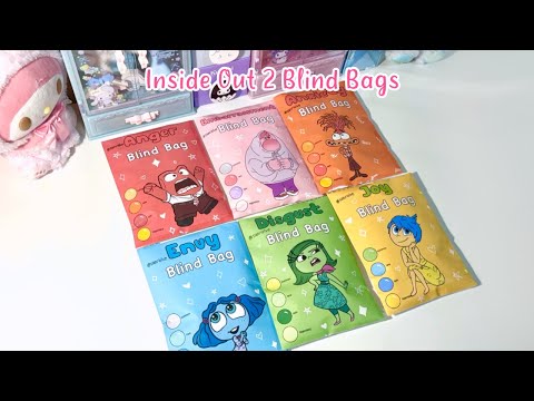 💛 INSIDE OUT 2 blind bags opening | ASMR | paper diy | sanriolve