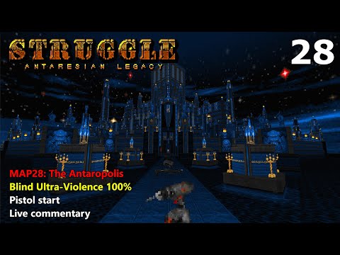 Doom II: Struggle - Antaresian Legacy - MAP28: The Antaropolis - Blind Ultra-Violence 100%