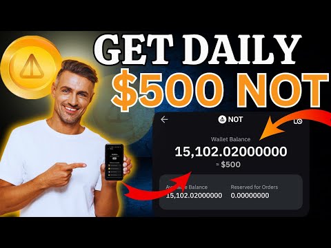 Free $500 Notcoin Daily ~ How to Buy and Sell Notcoin For Profit | Notcoin Giveaway!