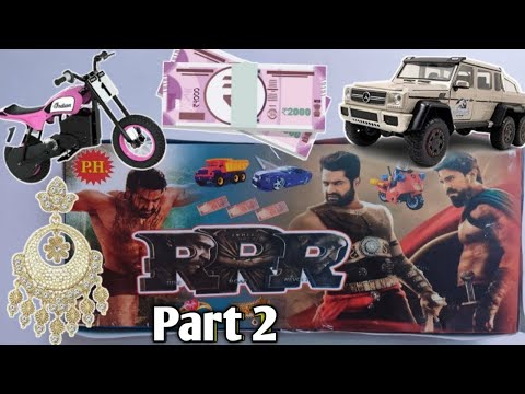 New Collection RRR box with Free Cars, money,earing,,rrrstickers,bikes & more | part 2 |Magic review