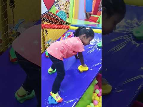 Climbing wall #toddleractivities #toddlergames #playzone #3yearsold