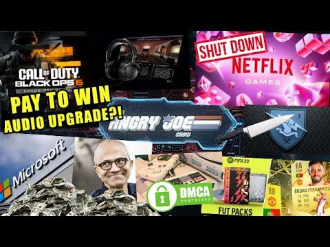 AJS News- COD PAY TO WIN AUDIO?!, MS CEO gets PAY INCREASE, Netflix Games SHUTDOWN, EA FC Lootboxes