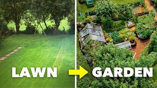 Bare Lawn to Sustainable Garden Eden: How he Did it