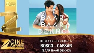 Best Choreography | Bosco Caesar for Kaala Chashma | Zee Cine Awards 2017