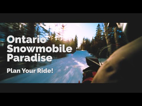 Ontario Snowmobile Paradise – Plan Your Ride!