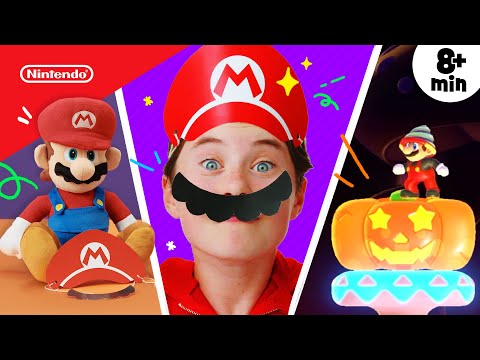 Halloween Craft Mario and Luigi Masks for Kids 😎 | @playnintendo