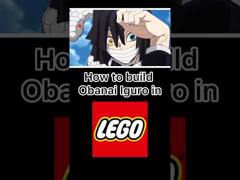 How to build Iguro Obanai from #demonslayer in #lego ! #anime #iguroobanai #hashira #kny