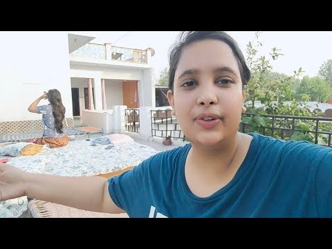 Sote sote sar pe dhoop aa gai 🌞😂 || Riya Choudhary || NIU || GU || GBU || Niims #villagevlog