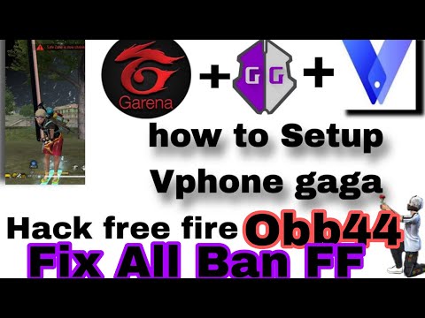 How to setup Vphone gaga  + Script Free Fire Fix kick No black No Banned100%✓#hackff #vphonegaga