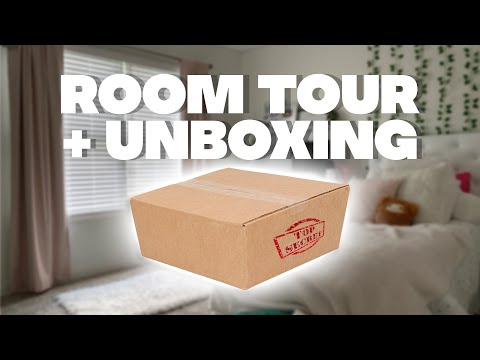 100K PLAY BUTTON UNBOXING + ROOM TOUR!