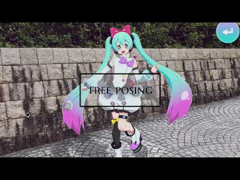 【デジタルフィギュア】「限定衣装」初音ミクMIKULAND GATE βデジタルフィギュアがVRとARで遊べる！｜HoloModels®(ホロモデル) 紹介PV