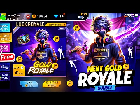 Next Gold Royal free fire | Upcoming Gold Royal free fire | FF new event | Ff new event today