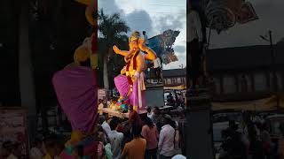 "Satara Ganapati Aagman Celebration 2023 | Grand Arrival of Lord Ganesha #ganeshchaturthi #shorts