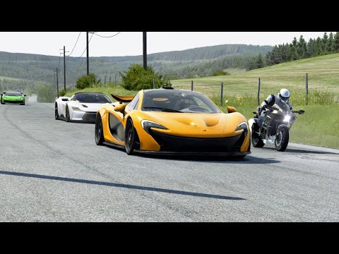 Kawasaki Ninja H2 vs Hypercars at Old SPA