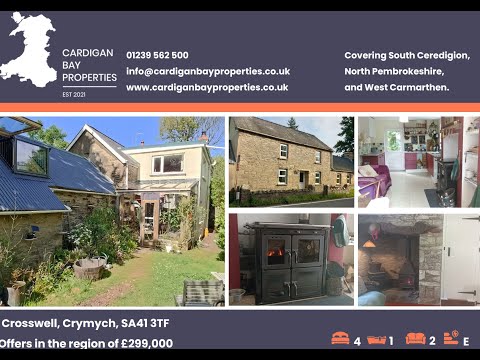 Property For Sale - 3/4 bed detached house in Crosswell, Pembrokeshire