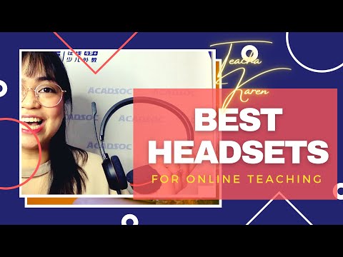 2 Best Headsets for Online Teaching | BEST WORK FROM HOME HEADSET |  Acadsoc