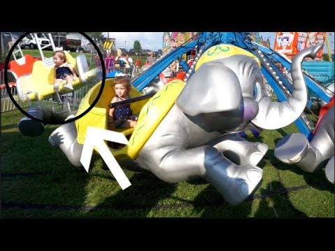 One Year Old Goes On Carnival Rides For First Time| Funny Reaction