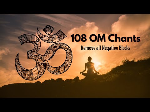 OM Chanting 108Hz Singing Bowls Music - Remove All Negative Energy, Curses, Evil Eye, Aura cleanse