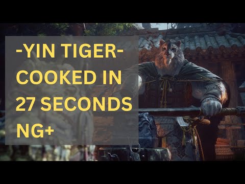 Black Myth Wukong - YIN TIGER - 27 second Victory - NG+ (PS5 4K 60FPS)