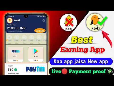 2022 New Paytm Earning App 🤑l Koo app jaisa dusra  App l live🔴 Payment Proof l @ManojDey