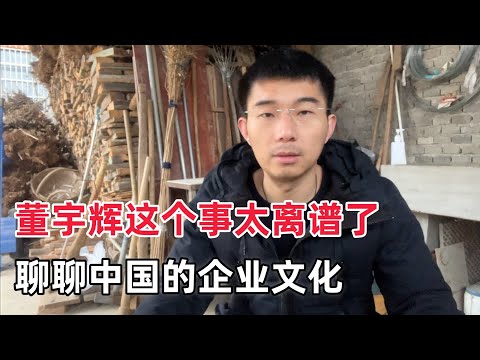 董宇辉这个事太离谱了：聊聊中国的企业文化，如果他们有文化的话……