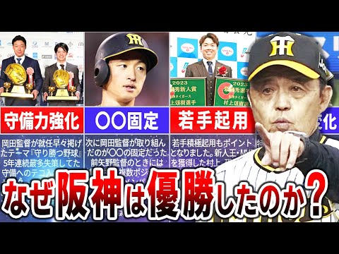 【最大の補強は?!】補強なしで独走優勝・日本一！阪神が優勝した理由を徹底解説