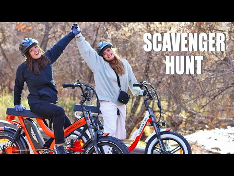 Scavenger Hunt On E-Bikes!