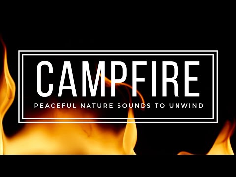 Fire Sounds for Sleeping no Music - Relaxing Crackling Campfire 🔥 for Deep Sleep  - 4 Hours HD