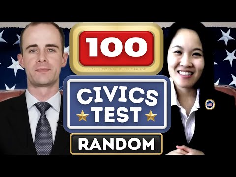 2023 Civics Test for US Citizenship, 100 Questions and Answers Study Guide, Ciudadania Americana