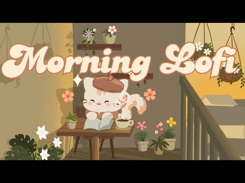 Morning Lofi ☕🌞1 Hr Songs 🌷 lofi chill 【Cute lofi music mix】🏵️ study/ aesthetic/ chill/ relax ♪