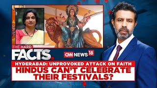 Idol Of Goddess Durga Vandalised Amid Navratri Celebrations In Hyderabad | Unprovoked Attack?