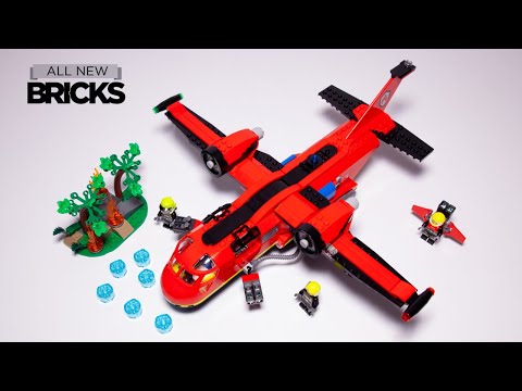 Lego City 60413 Fire Rescue Plane Speed Build